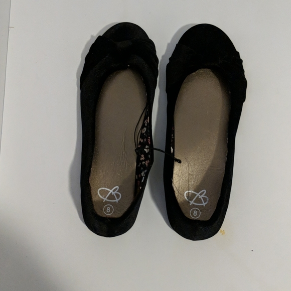 Black velvet ballet slipprs - Picture 2 of 7